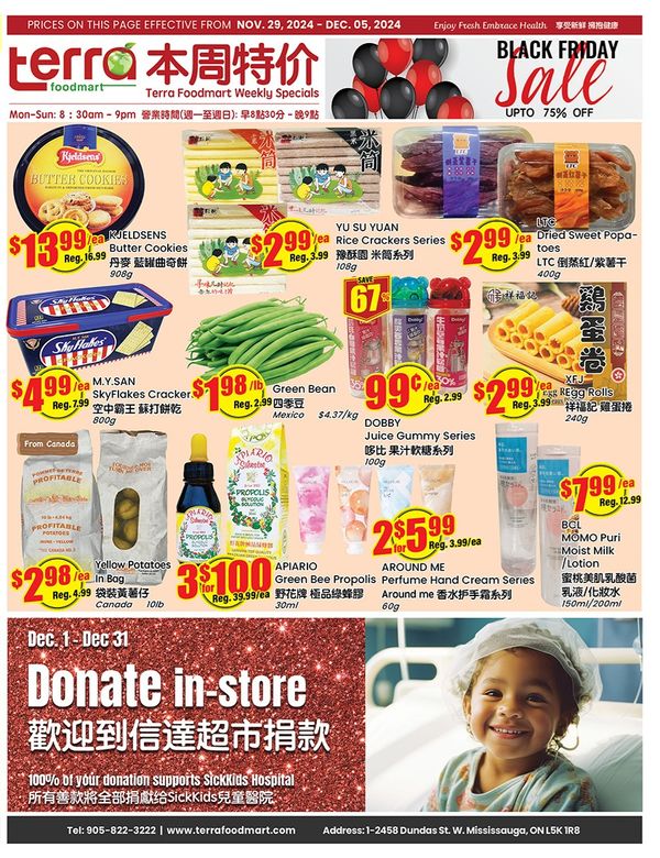 Terra Foodmart Flyer November 29 To December 5