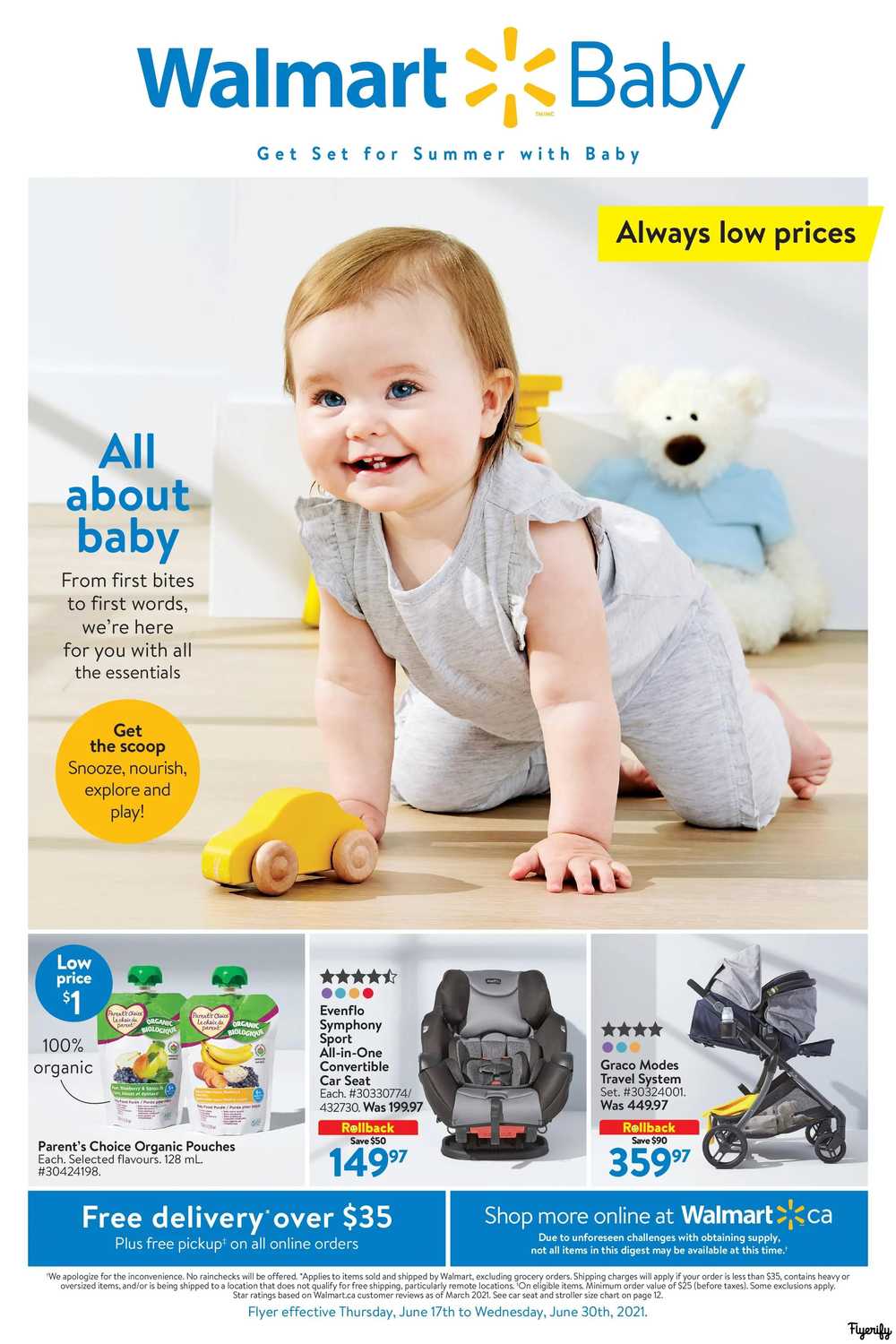 Walmart Baby Insert June 17 to 30