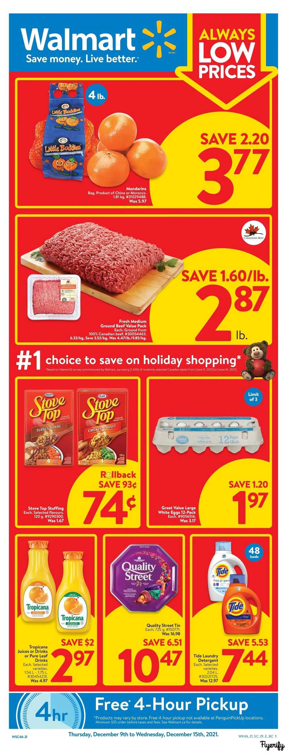 Walmart (West) Flyer December 9 to 15