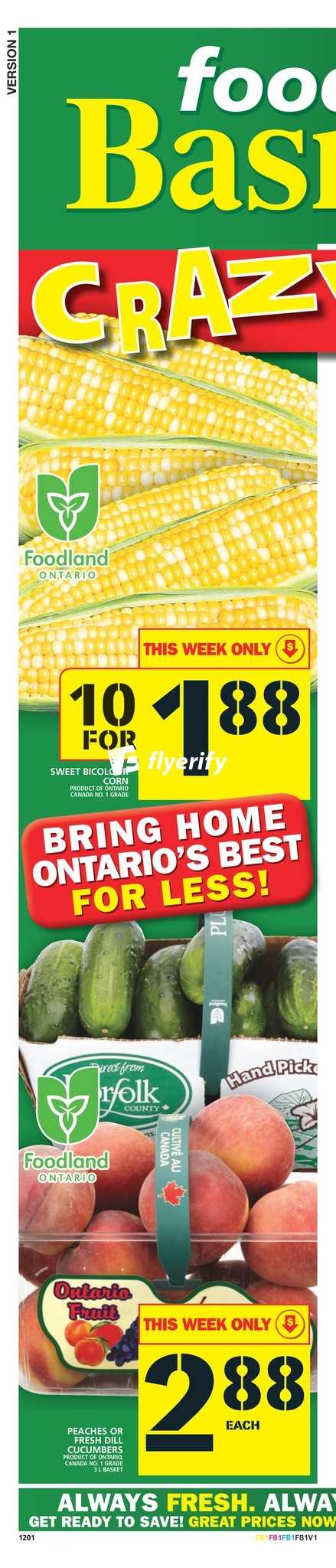 food basics flyer july 28 to august 3 canada food basics flyer niagara falls