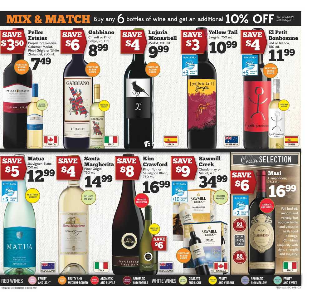 safeway liquor flyer august 5 to 11 canada costco liquor flyer