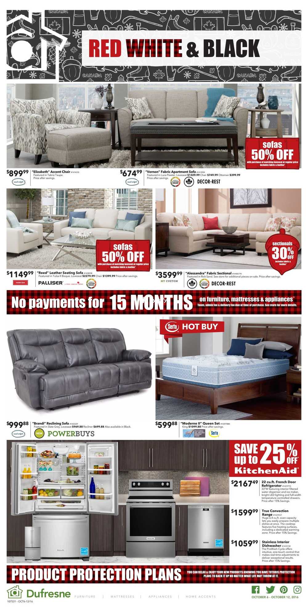 dufresne flyer october 6 to 12 canada dufresne flyer