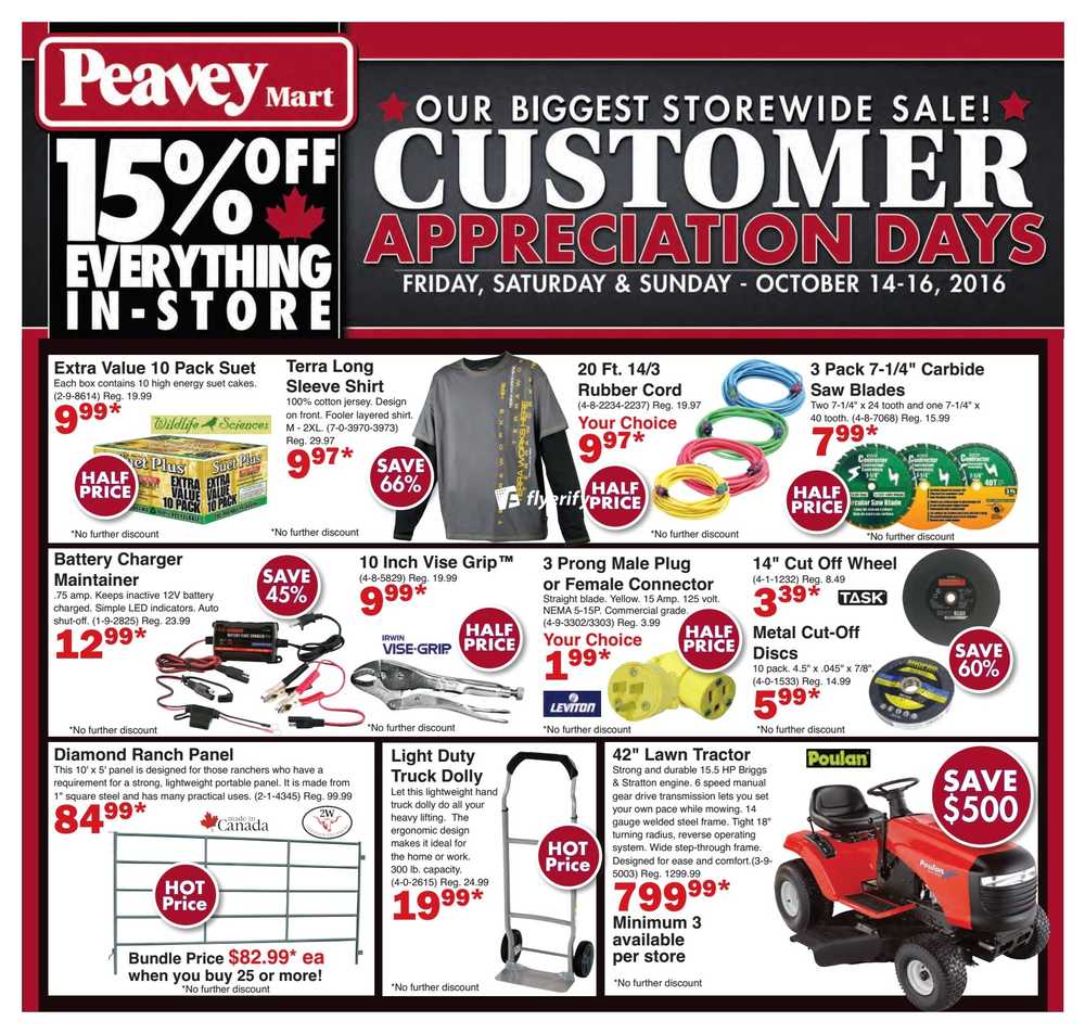 customer appreciation flyer