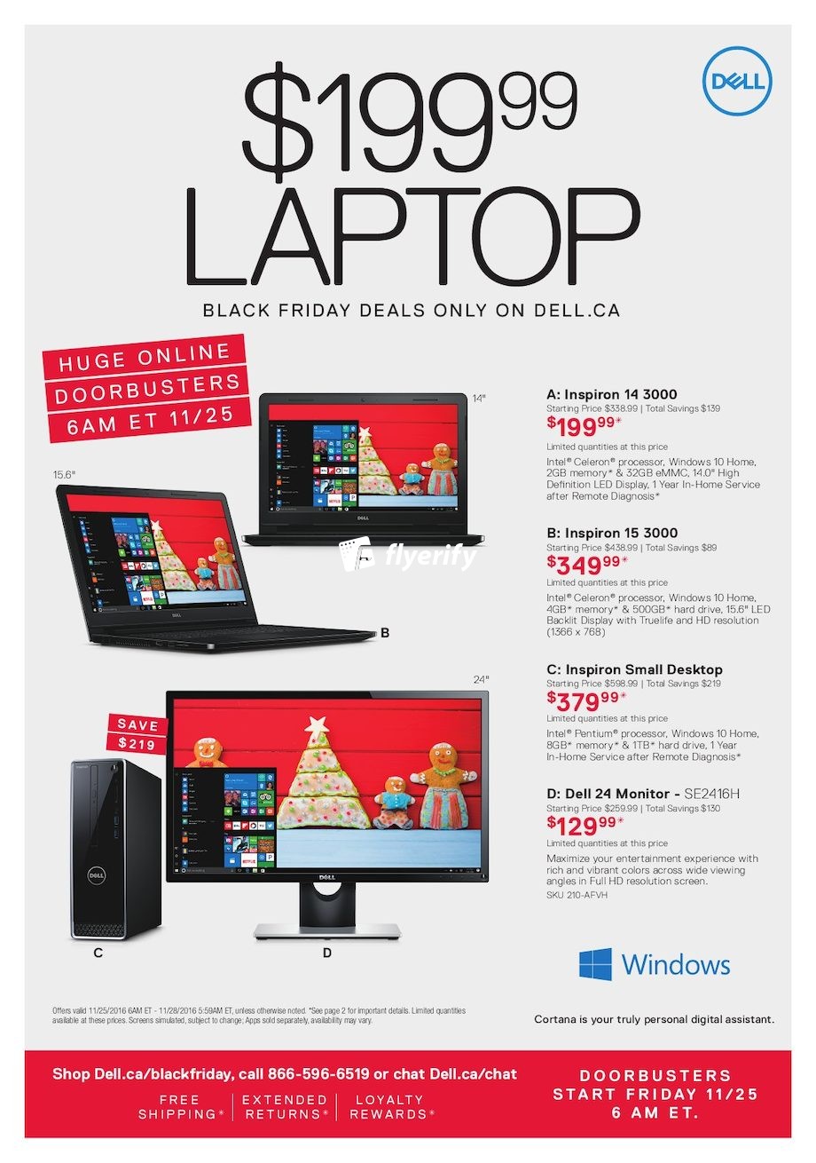 dell ca flyers dell boxing day flyer