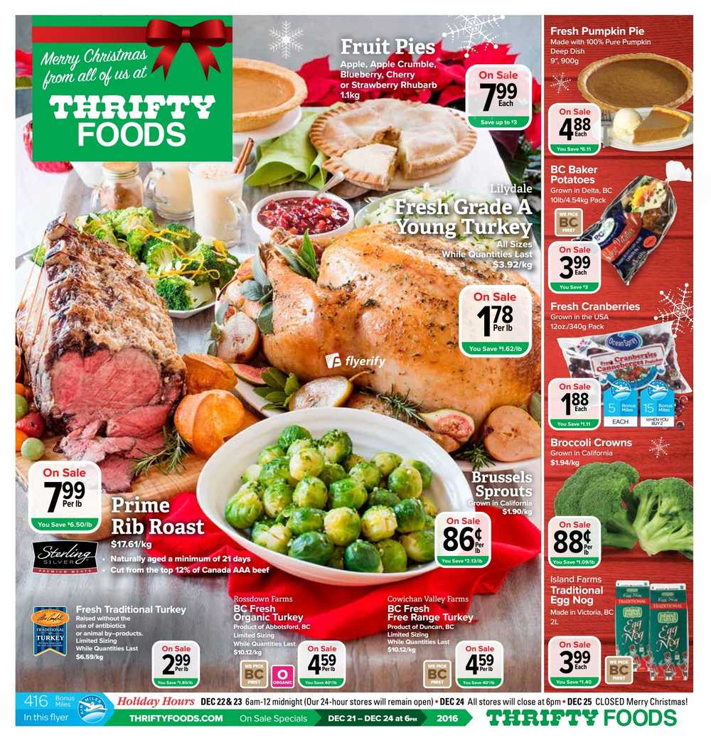 Thrifty Foods Flyer December 21 to 24 Canada