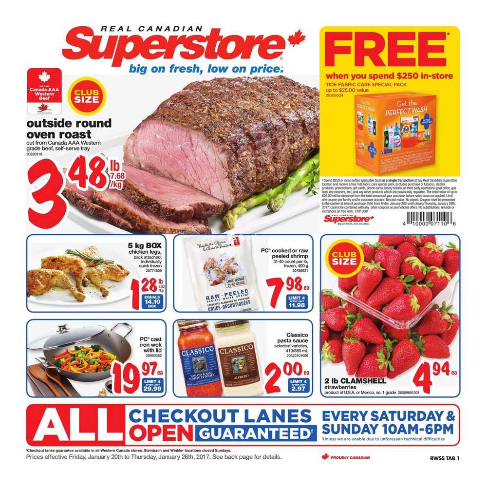 real canadian superstore west flyer january 20 to 26 canada steaks n stuff flyer