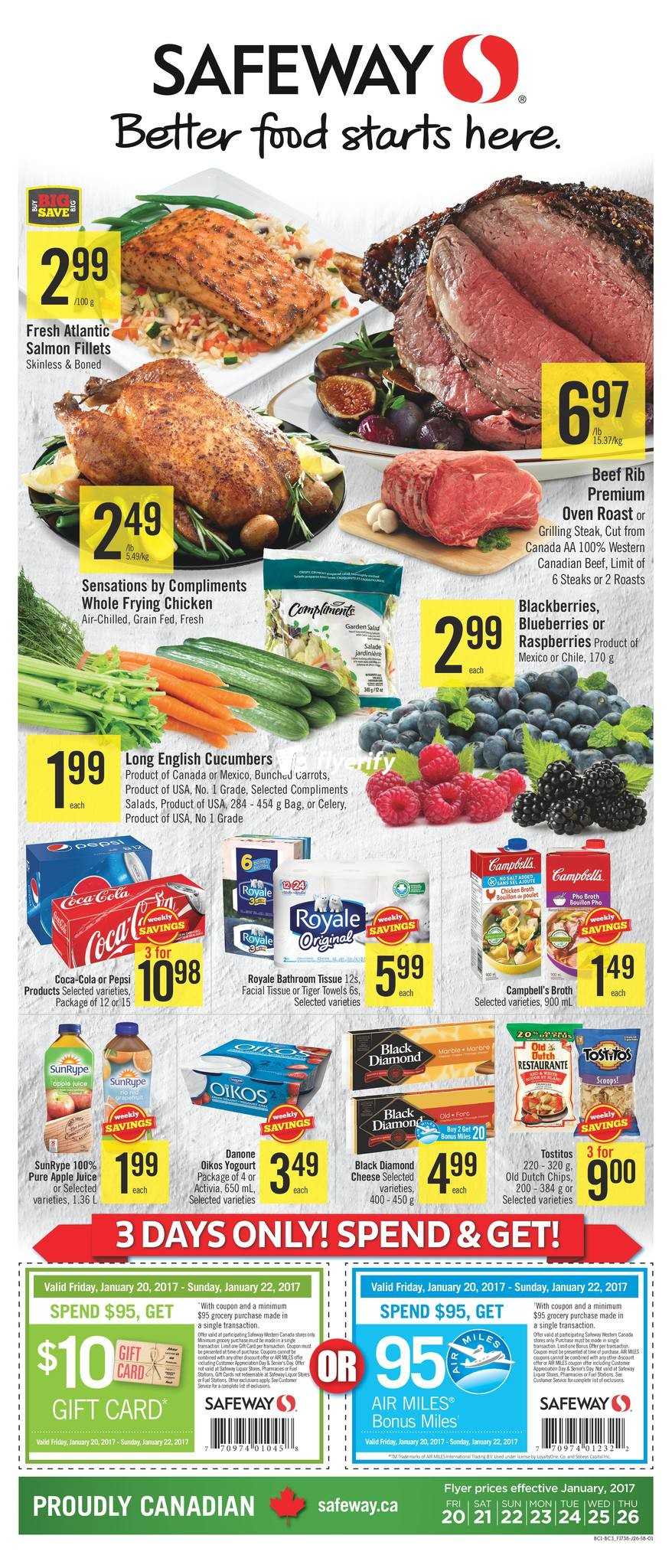 Safeway (BC) Flyer January 20 to 26 Canada