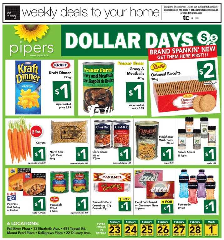 pipers superstore flyers superstore flyer grand falls nb