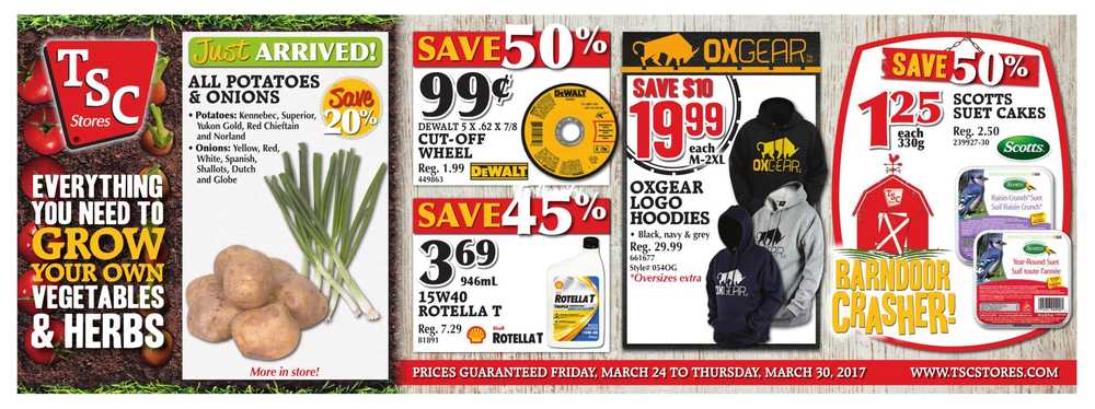 tsc stores flyer march 24 to 30 canada tsc stores flyer