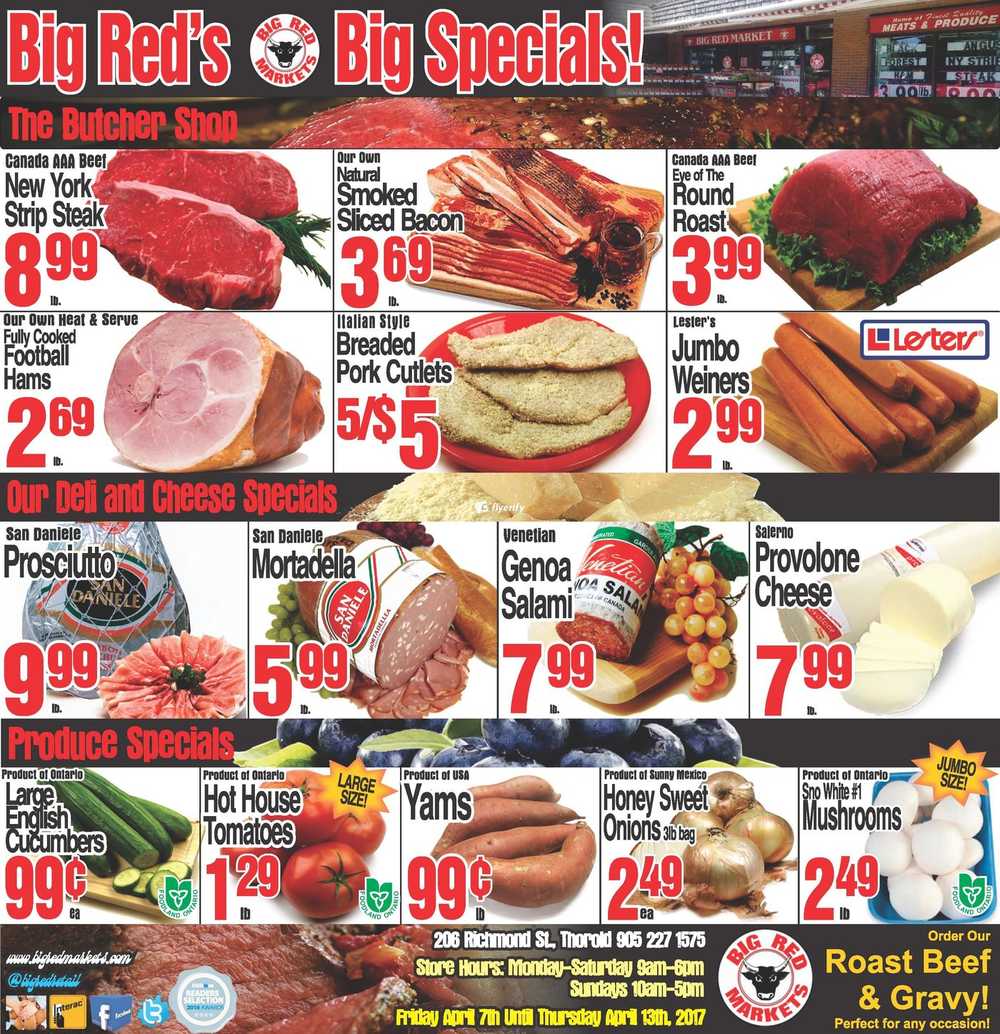 big red markets flyers big reds flyer