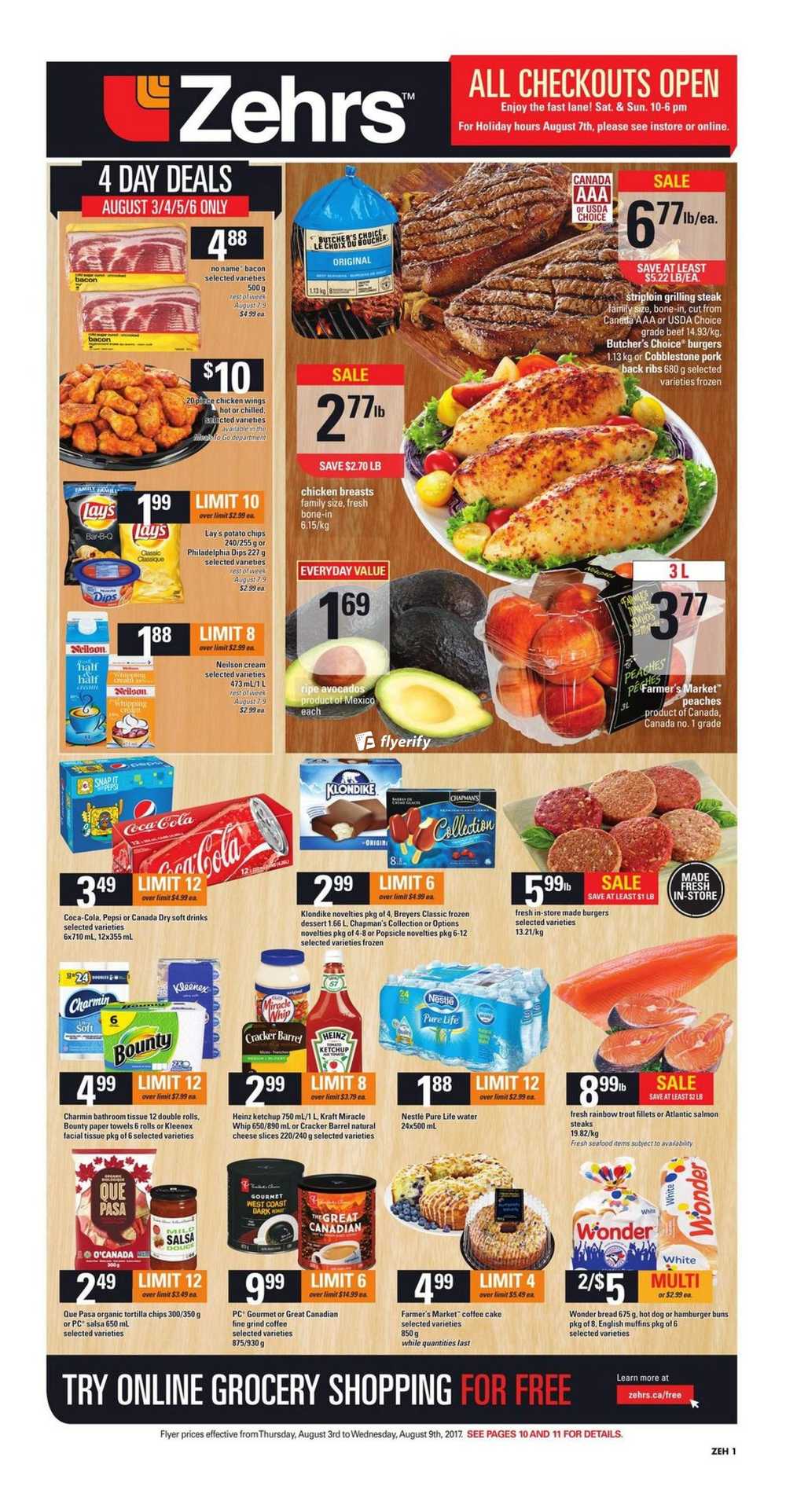 Zehrs Flyer August 3 to 9 Canada
