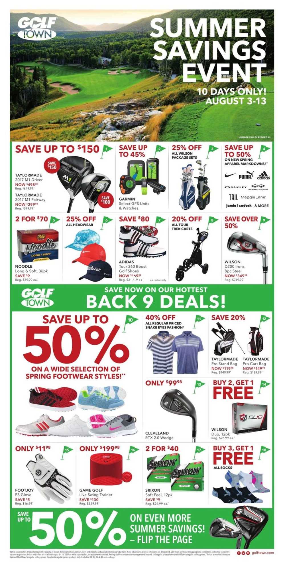 golf flyers