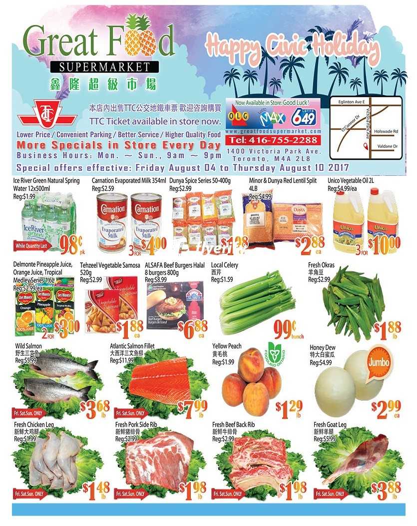 great food supermarket flyers great food supermarket flyer scarborough