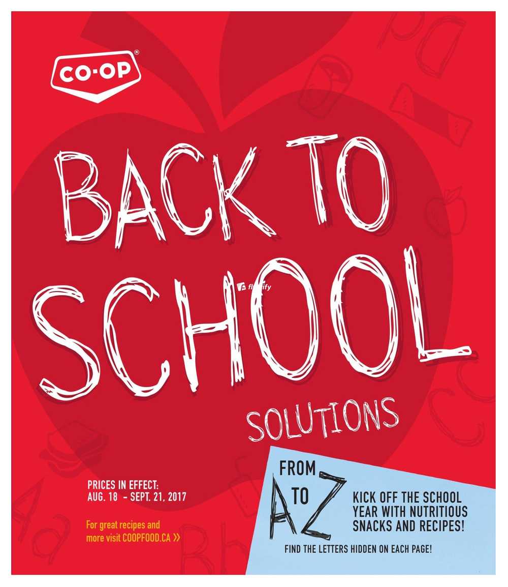 7 Back To School Solutions co op west back to school solutions flyer august 18 to 7 Back To School Solutions co op west back to school solutions flyer august 18 to