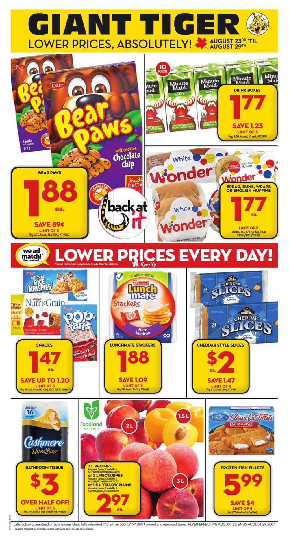 Giant Tiger (ON) Flyer August 23 to 29 Canada
