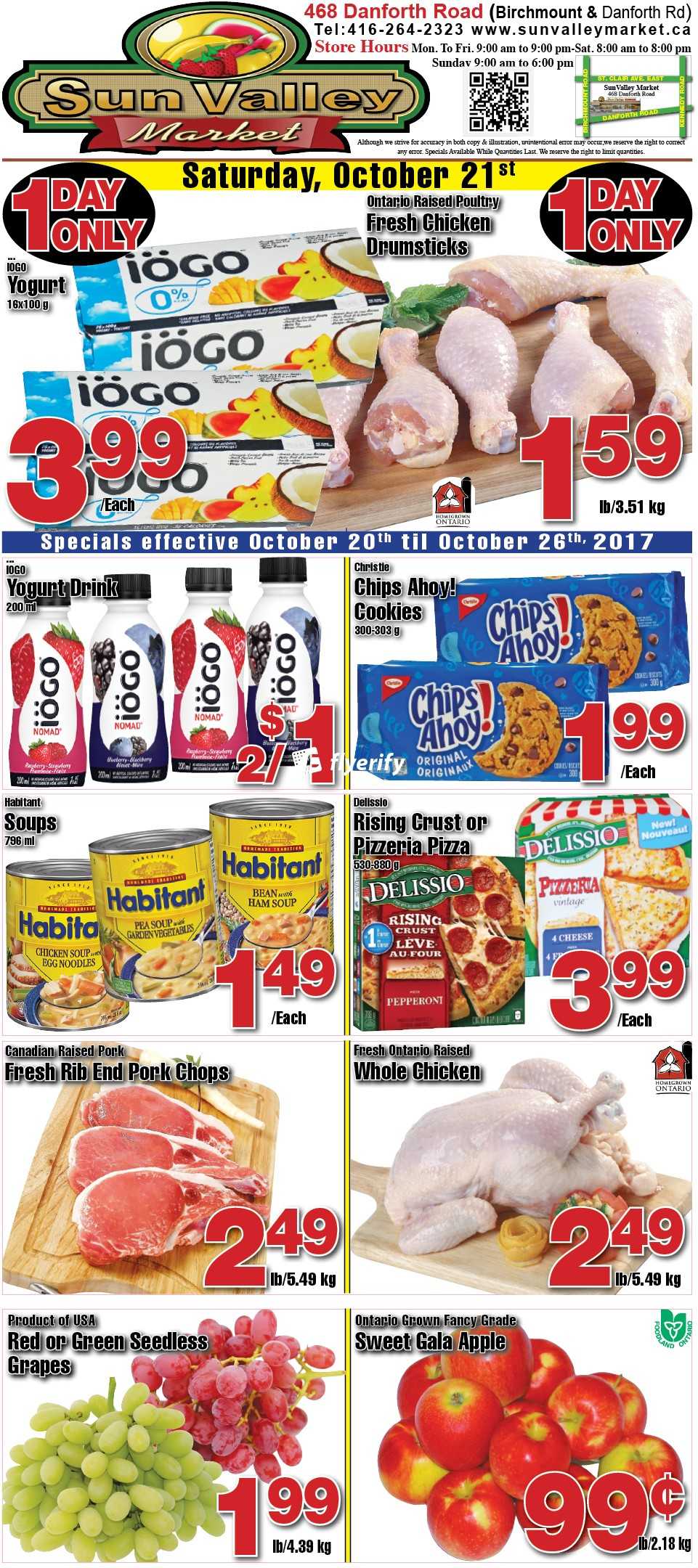 sun valley market flyer october 20 to 26 canada sun valley flyer