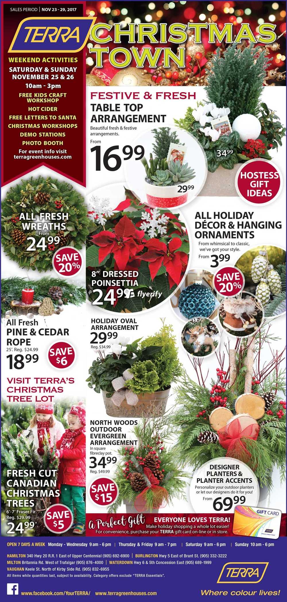 Terra Greenhouses Flyer November 23 to 29 Canada