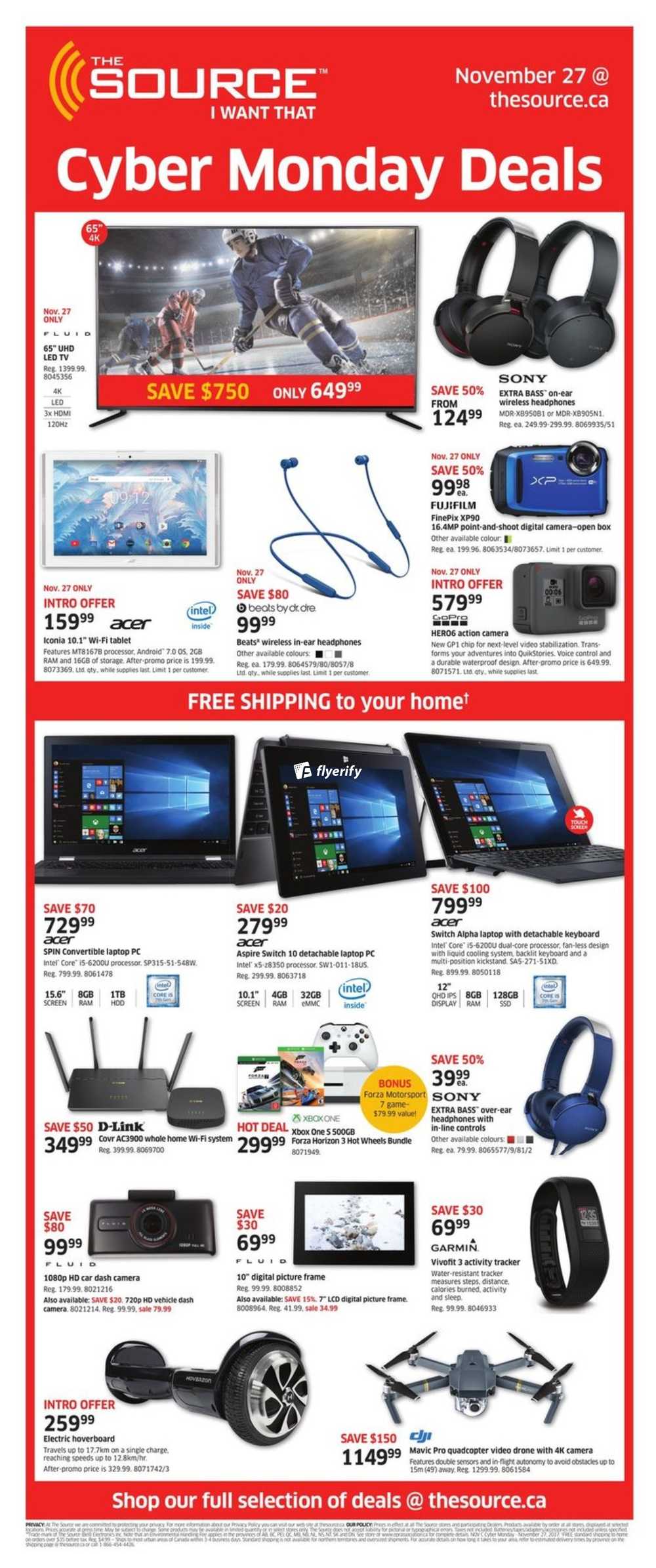 The Source Cyber Monday Deals Flyer November 27 Canada Comments