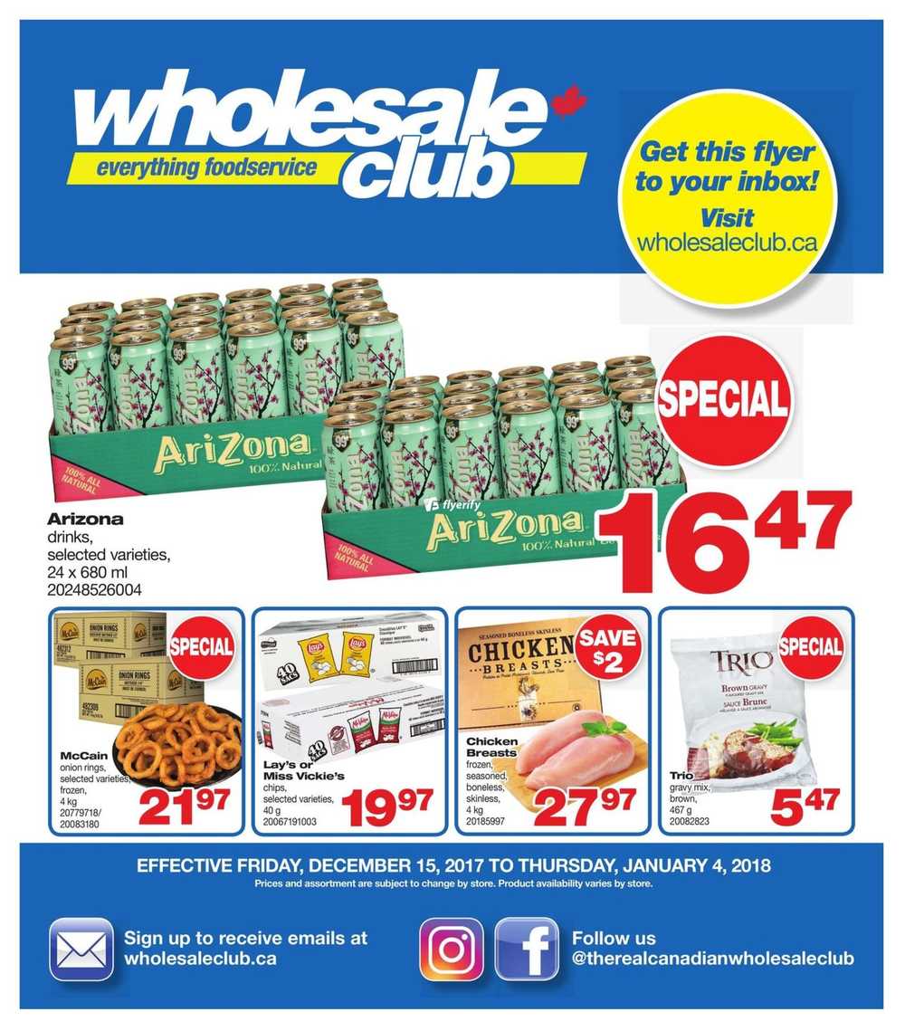 Wholesale Club Flyers