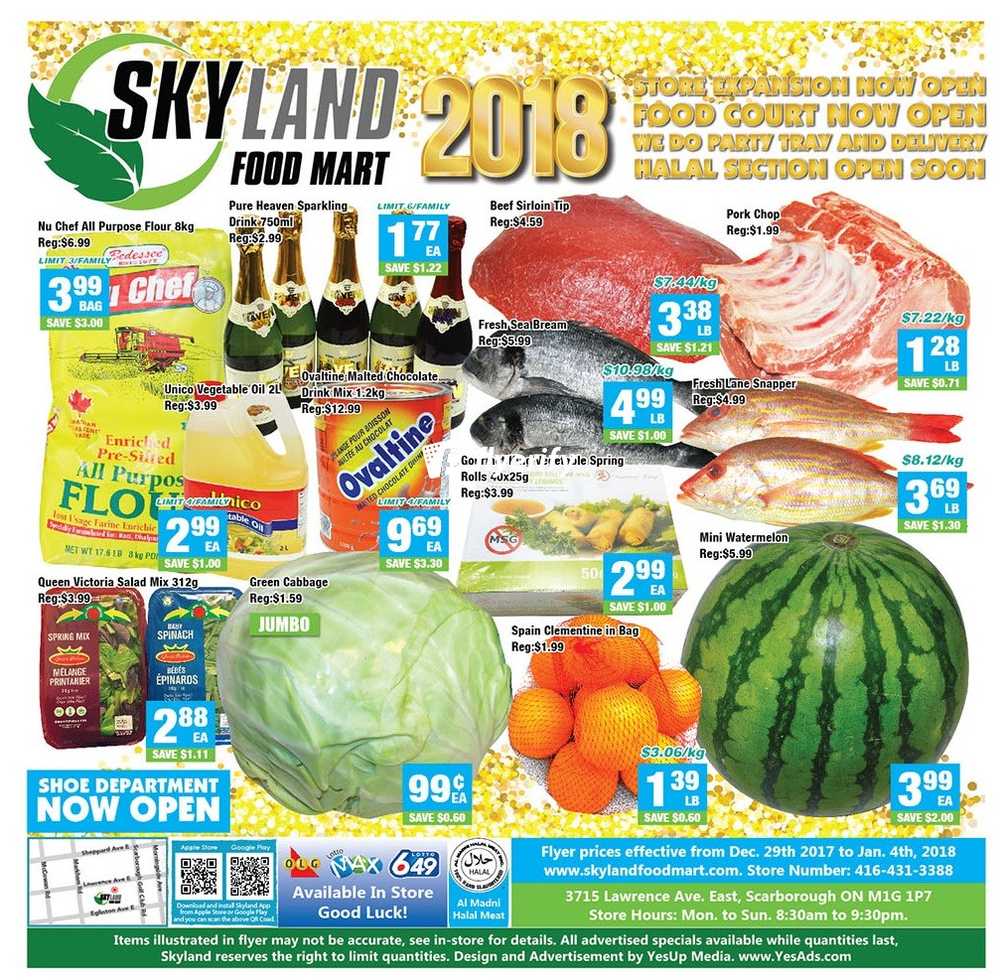skyland food mart flyers save on flyer victoria