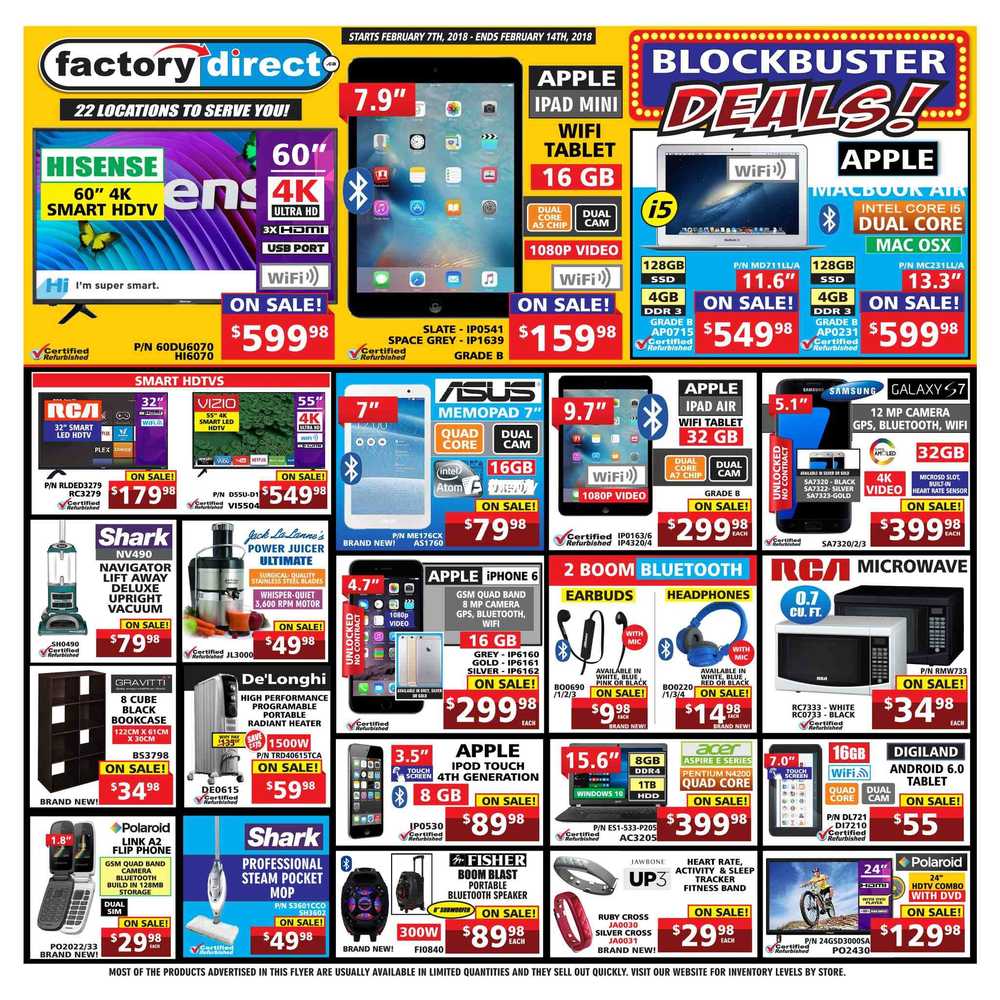 Factory Direct Flyer February 7 to 14 Canada