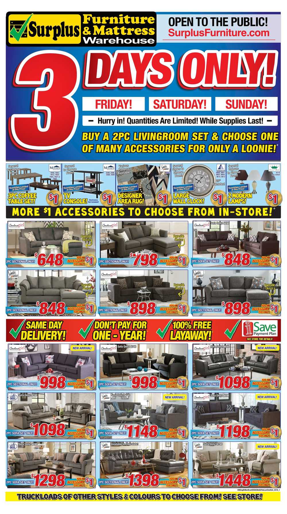 Surplus Furniture Mattress Warehouse Ottawa Flyer February 27 To Comments