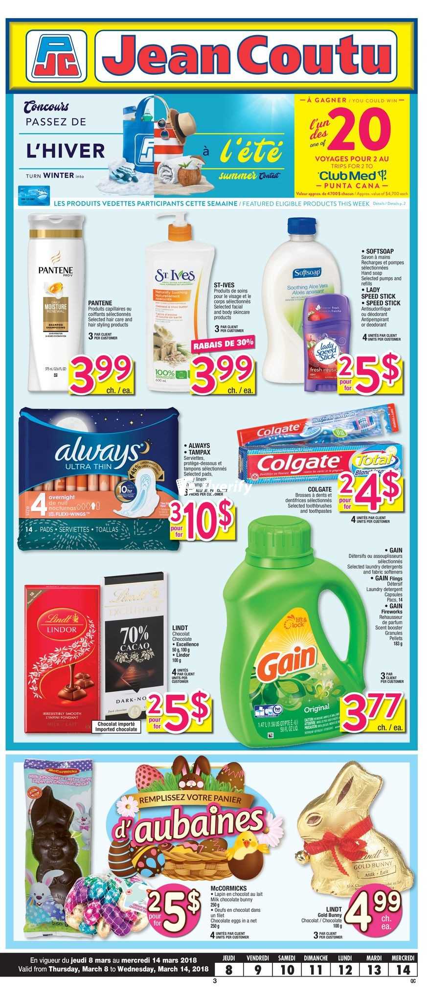 jean coutu qc flyer march 8 to 14 canada jean coutu quebec flyer