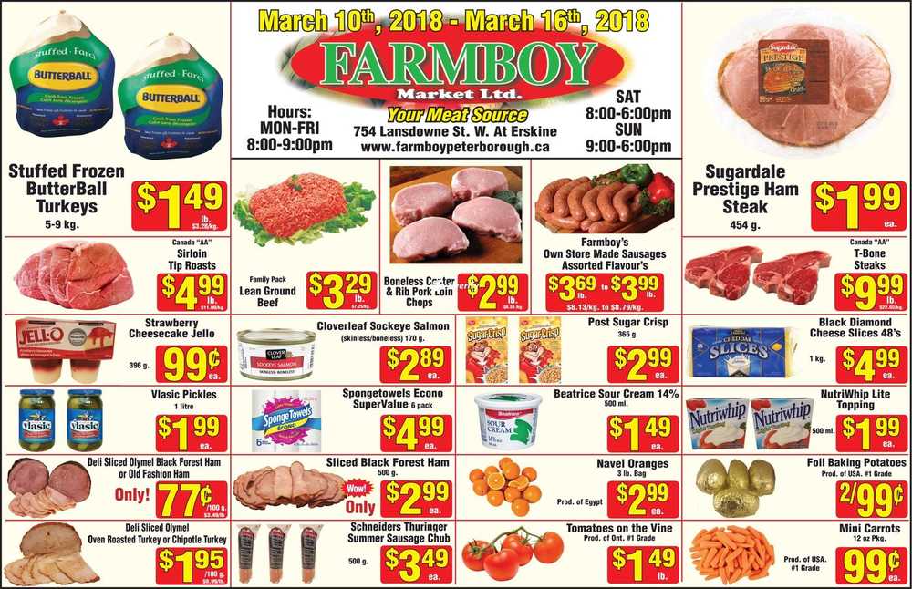 Farmboy Peterborough Flyer March 10 to 16 Canada