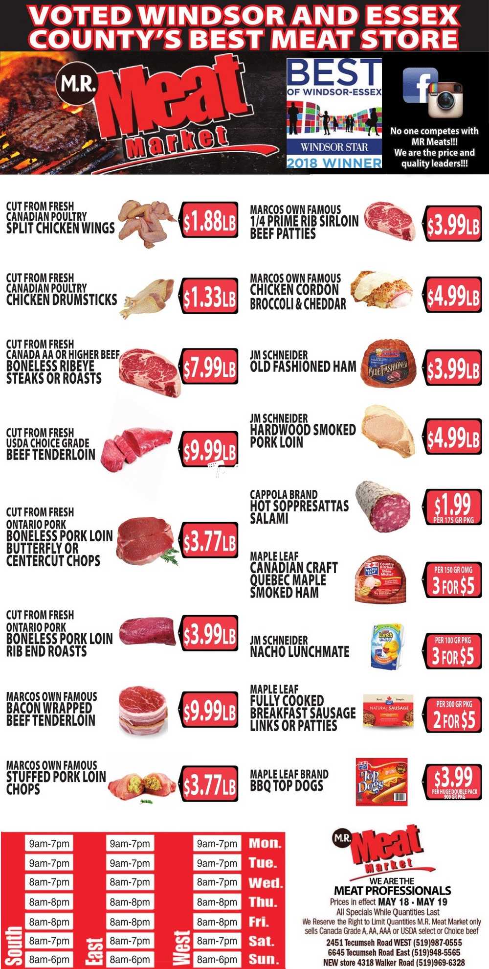 Mr. Meat Market Flyers