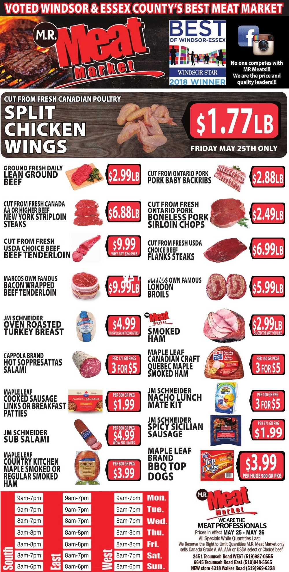 Mr. Meat Market Flyers