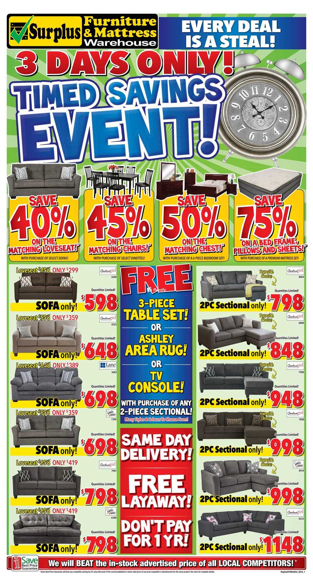 Surplus Furniture Mattress Warehouse Flyer Surplus Furniture Mattress Warehouse Flyers