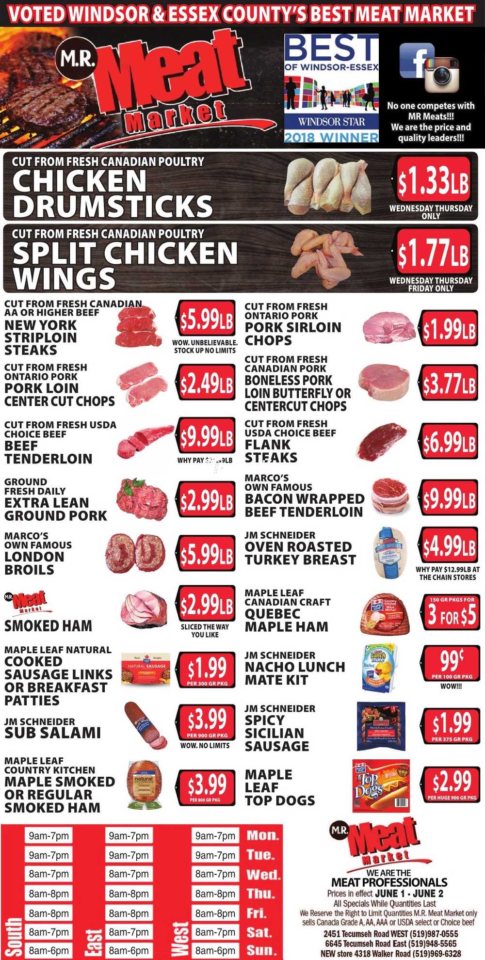 Mr. Meat Market Flyers