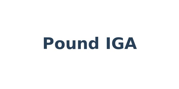 Pound IGA
