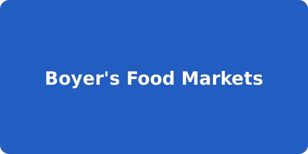 Boyer's Food Markets