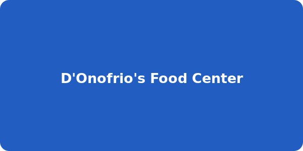 D'Onofrio's Food Center