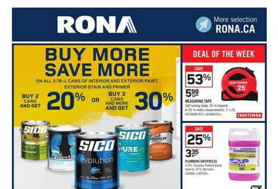 Rona (ON) Flyer September 12 to 18