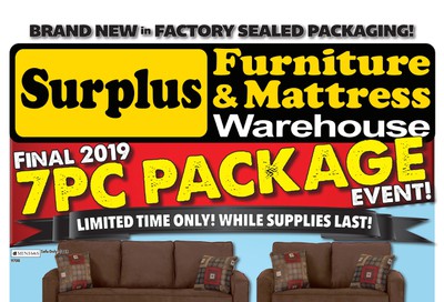 Surplus Furniture & Mattress Warehouse (Winnipeg) Flyer December 3 to 16