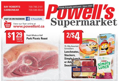 Powell's Supermarket Flyer September 12 to 18