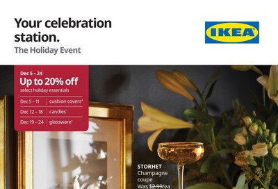 Ikea The Holiday Event Flyer December 5 to 24