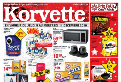 Korvette Flyer December 5 to 11