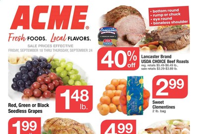ACME Weekly Ad September 18 to September 24