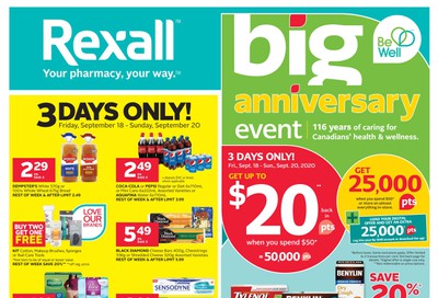 Rexall (West) Flyer September 18 to 24