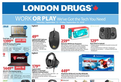 London Drugs Work or Play Flyer September 12 to 25