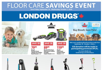 London Drugs Floor Care Savings Event Flyer September 18 to October 7