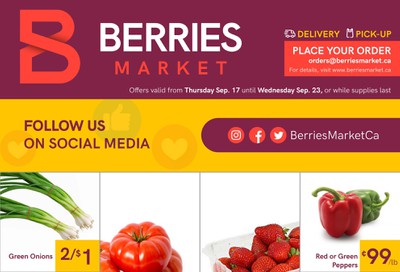 Berries Market Flyer September 17 to 23