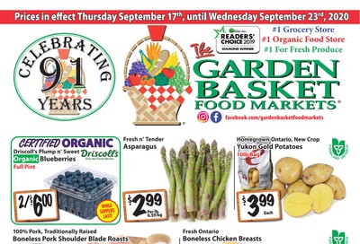 The Garden Basket Flyer September 17 to 23
