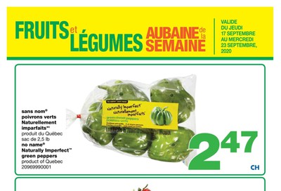 Wholesale Club (QC) Produce Deal of the Week Flyer September 17 to 23