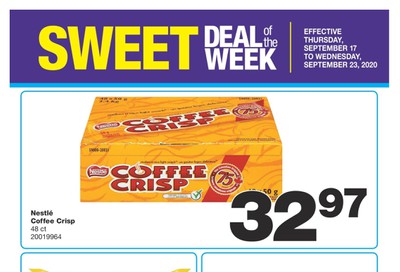 Wholesale Club Sweet Deal of the Week Flyer September 17 to 23