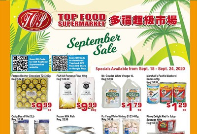 Top Food Supermarket Flyer September 18 to 24