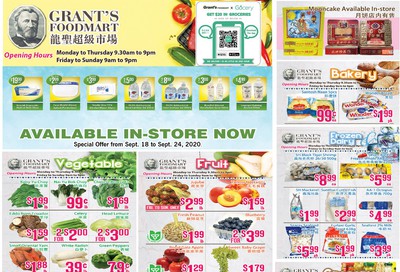 Grant's Food Mart Flyer September 18 to 24